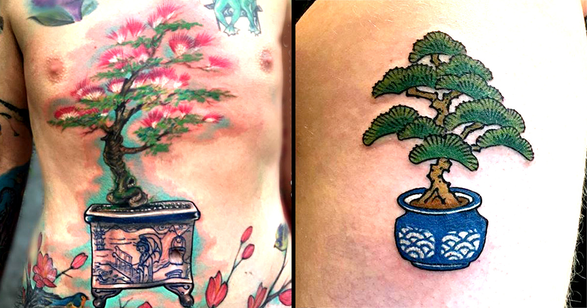 bonsai tree Dejavu Tattoo Studio Chiangmai Thailand  a photo on  Flickriver